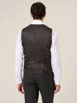 Skopes Gris - Gilet de costume à carreaux Elijah Online