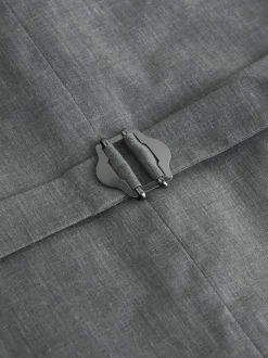 Next Gris - Gilet de costume en lin Blend texturé Online