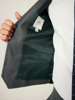 Next Gris - Gilet de costume en flanelle Clearance