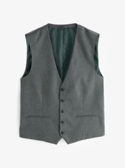 Next Gris - Gilet de costume en flanelle Clearance