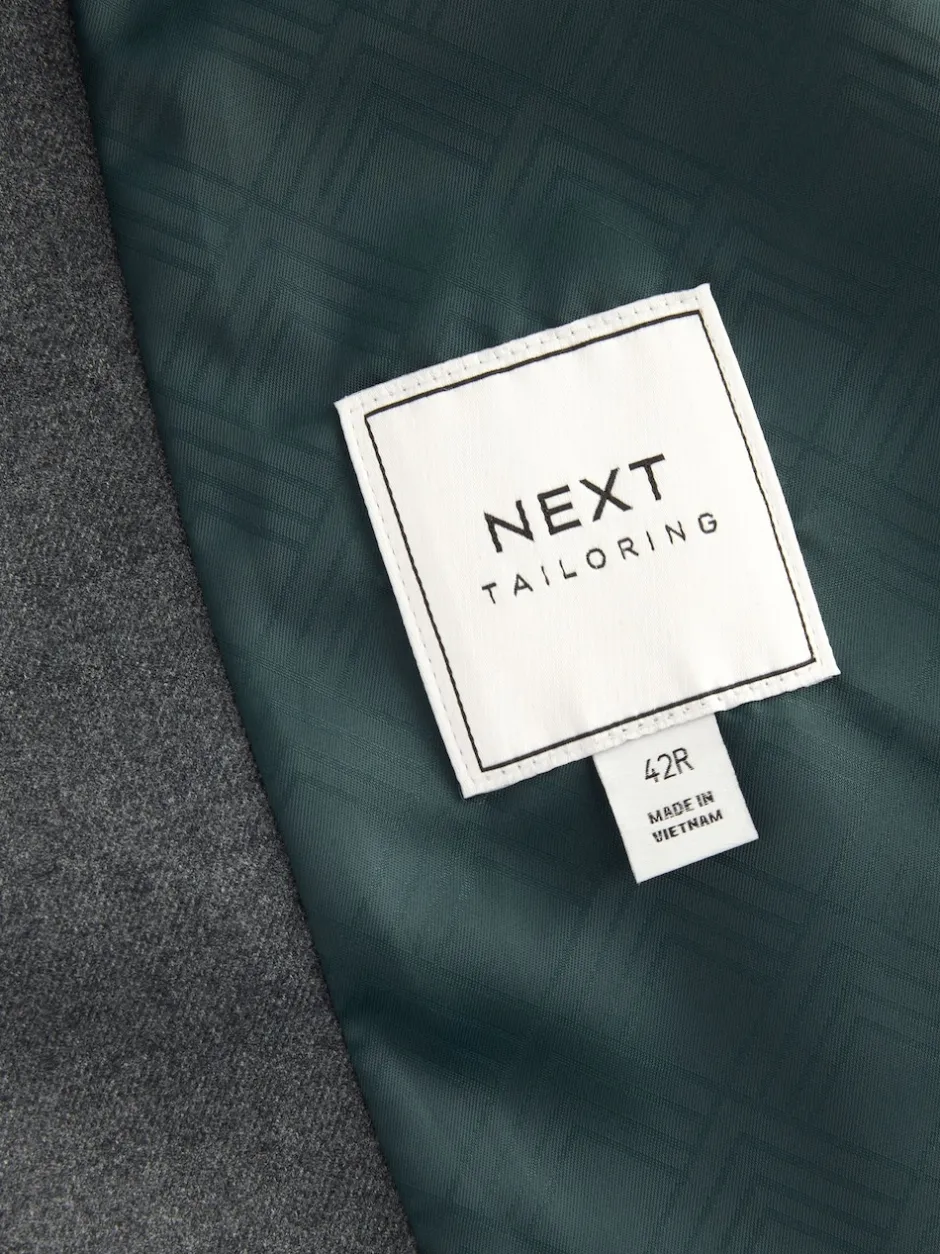 Next Gris - Gilet de costume en flanelle Clearance