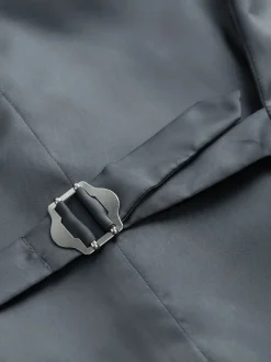 Next Gris - Gilet de costume en laine mérinos mélangée Best