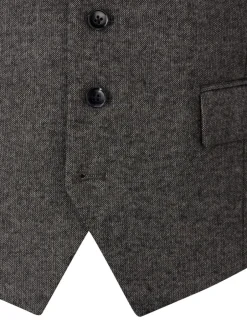 Skopes Gris - Gilet de costume texturé Fox Best
