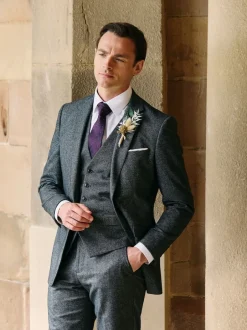 Skopes Gris - Gilet de costume texturé Fox Best