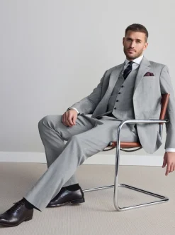 Next - Gilet de laine Signature Nova Fides Gris Online