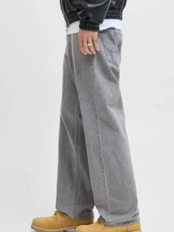 JACK & JONES Gris - Alex Ample Fit Jeans