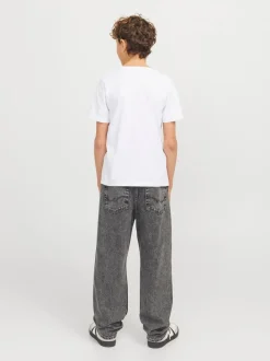 JACK & JONES JUNIOR Gris - JACK & JONES Jean Chris Junior coupe décontractée Outlet