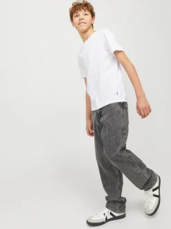 JACK & JONES JUNIOR Gris - JACK & JONES Jean Chris Junior coupe décontractée Outlet