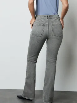 Next Gris - Jean bootcut authentique Milieu Online