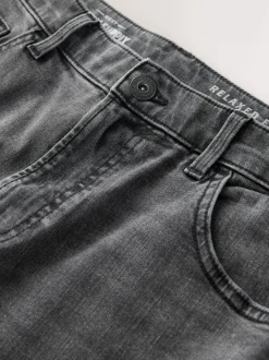 Next - Jean classique extensible à coupe décontractée Gris Best