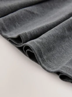 Next Gris - Jupe d’école plissée extensible en jersey (3-17ans) Clearance