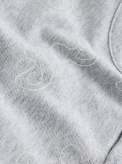 Next Gris - Lot de 5 bodys bébé à manches longues