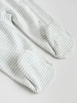 Next Gris - Lot de 3 dors-bien à boutons-pression bébé Outlet