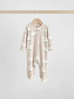 Next Gris - Lot de 3 dors-bien à boutons-pression bébé Outlet