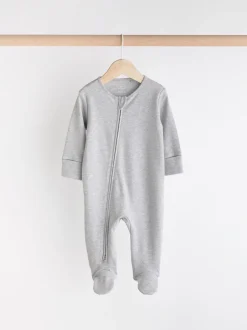 Next Gris - Lot de 3 dors-bien bébé Essential zippées 100 % coton (0-3ans) Discount