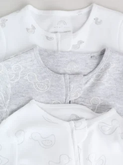 Next Gris - Lot de 3 dors-bien bébé zippés (0-2ans) Online