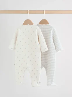 Next Gris - Lot de 2 dors-bien matelassés bébé Outlet