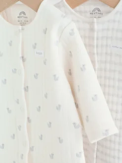 Next Gris - Lot de 2 dors-bien matelassés bébé Outlet