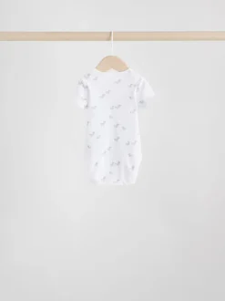 Next Gris - Lot de bodys à manches courtes pour bébé 5