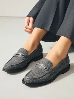 Next Gris - Mocassins à bout rond avec quincaillerie Forever Comfort® Online