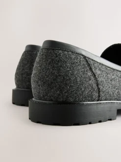 Next Gris - Mocassins à bout rond avec quincaillerie Forever Comfort® Online