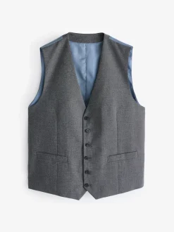 Skopes - Modèle droit - Harcourt Single Breasted Coupe sur mesure Suit Gilet Gris Outlet