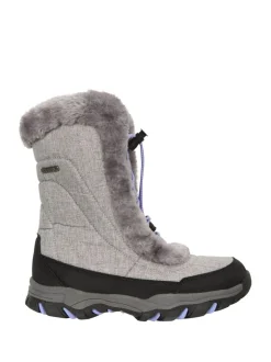 Mountain Warehouse Gris - Bottes de neige adaptées pour les jeunes de l'Ohio Hot