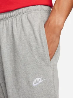 Nike Gris - Vêtements de sport Club Knit Open Hem 100% Cotton Joggers Clearance