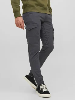 JACK & JONES Gris - Pantalon cargo Clearance