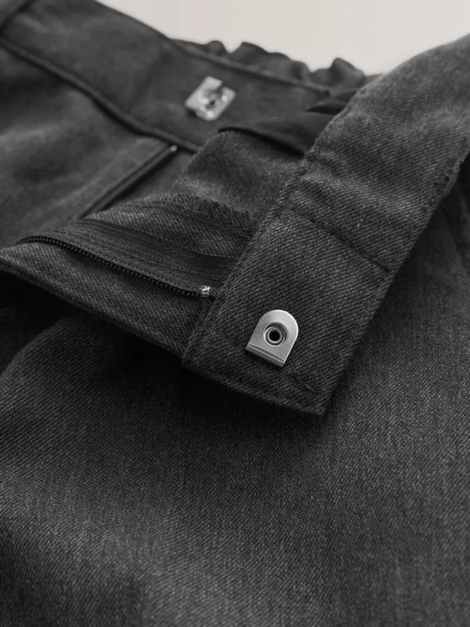 Next Gris - Pantalon scolaire à plis (3-17ans) Hot