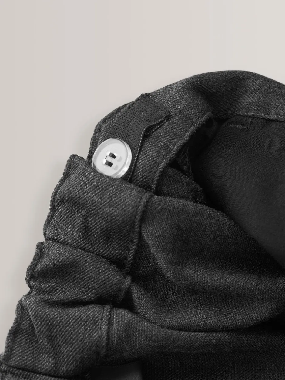 Next Gris - Pantalon scolaire à plis (3-17ans) Hot