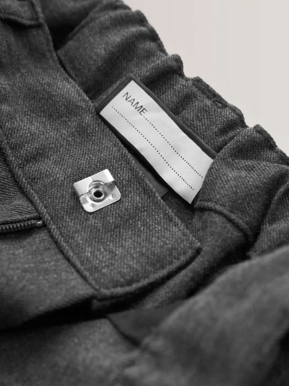 Next Gris - Pantalon scolaire à plis (3-17ans) Hot