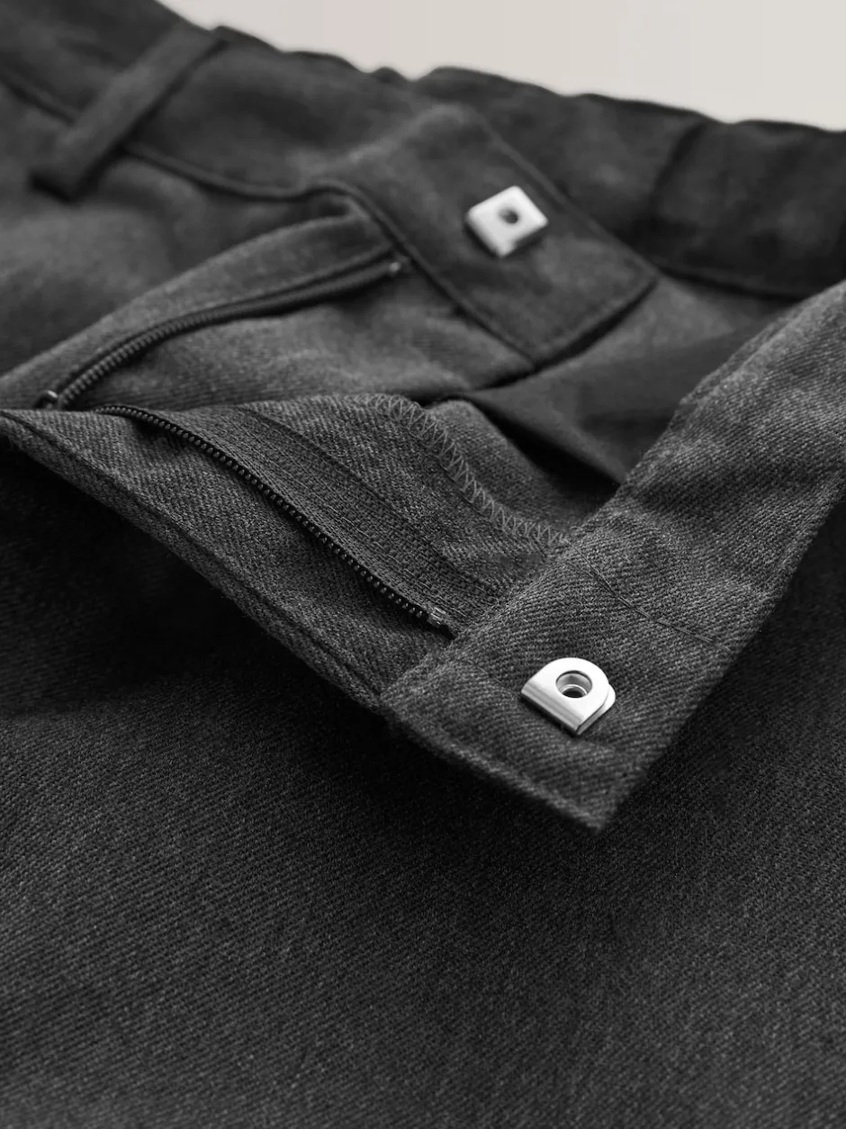 Next Gris - Pantalons d’école Coupe droite (3-17ans)