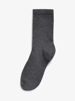 Next Gris - 7{Paquet de chaussettes en coton riche Clearance