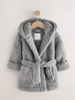 Next Gris - Peignoir en polaire bébé (12mois-8ans) Clearance