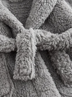 Next Gris - Peignoir en polaire bébé (12mois-8ans) Clearance