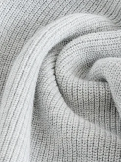 Next - Pull en maille col rond en coton (3-16ans) Gris Sale