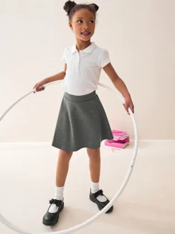 Next Gris - Pull-On School Skort with Jersey Extensible (3-17yrs)