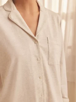 Next Gris - Pyjama en jersey boutonné Online