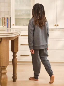 Next - Pyjama simple en laine polaire (3-16yrs) Gris Best