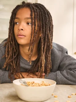 Next - Pyjama simple en laine polaire (3-16yrs) Gris Best