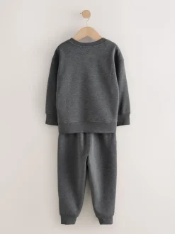 Next - Pyjama simple en laine polaire (3-16yrs) Gris Best
