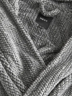 Next Gris - Robe de chambre super douce À capuche Best