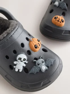 Next Gris - Sabots chaussons doublés chauds d’Halloween Hot