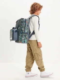 Smiggle Gris - Sac à dos Trailblazer Foldover Attach Best