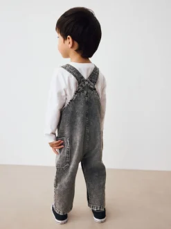 Next Gris - Salopette en denim (3mths-7yrs) Hot