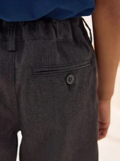 Next Gris - Short d'école à devant plat (3-14ans) Hot
