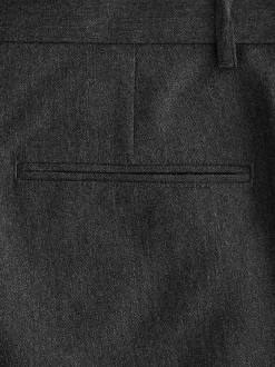 Next Gris - Slim Fit (Slim Fit) - Pantalon élégant uni sur le devant Best