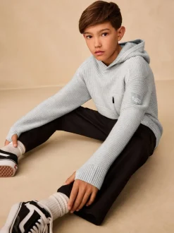 Next - Sweat-shirt à capuche en maille utilitaire (3-16ans) Gris New