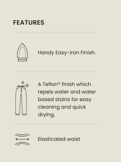 Next Gris - Taille élastiquée Vêtement de survêtement élégant sur le devant uni New